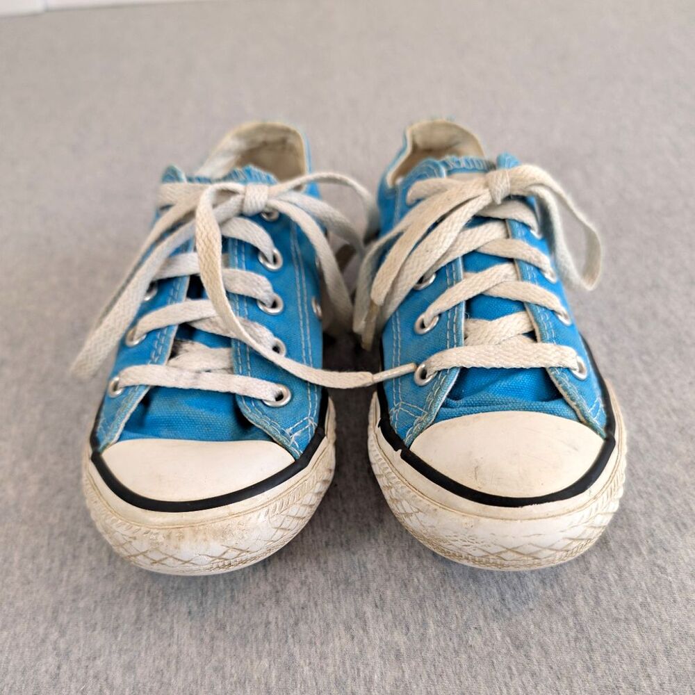 Converse Chuck Taylor All Star Low Top Canvas Lace-Up Sneaker Blue/White 13